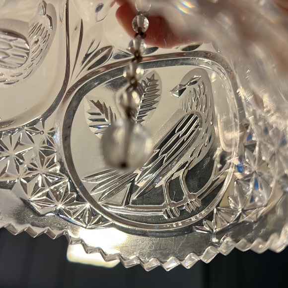 Hofbauer (Bavaria, West Germany) "The Byrdes Collection" 8”Lead Crystal Bell - Picture 4 of 5